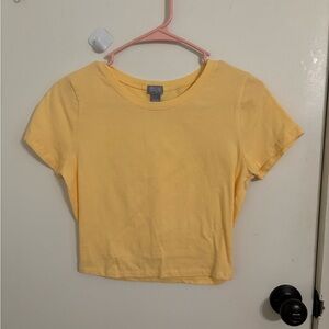 Tilly's Sunny Yellow Crop Top